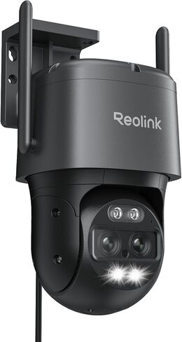 Reolink 4K WIFI WIFI Outdoor Camera ، 8MP كاميرا أمان للعدسات المزدوجة ، 360 PTZ Camera Tracking ، 2.4/5GHz Wi-Fi Smart/Clansion in Kuwait