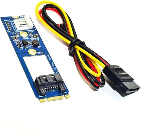 7Pin SATA3.0 محول محول بطاقة المجلس ل 2242 2260 2280 تخزين الإطار الأفقي تخزين التوسع محول in Kuwait