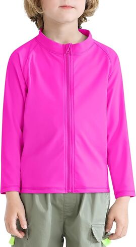 Cooraby Baby Toddler Boys Long Sleeve Rash Guard قمصان السباحة UPF 50+ حماية من أشعة الشمس. in Kuwait