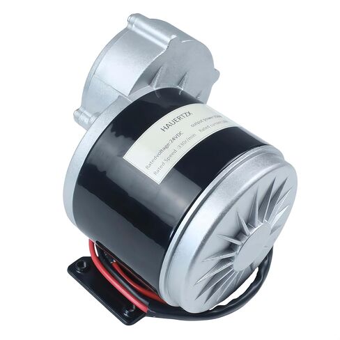 24V 350W Gear Reduction Electric Motor with 9 Tooth Sprockets for Small Electric Vehicles, Mopeds, Mini Bikes, E Scooter, Wheelchairs, Massagers and Mowers (24V 350W) in Saudi Arabia