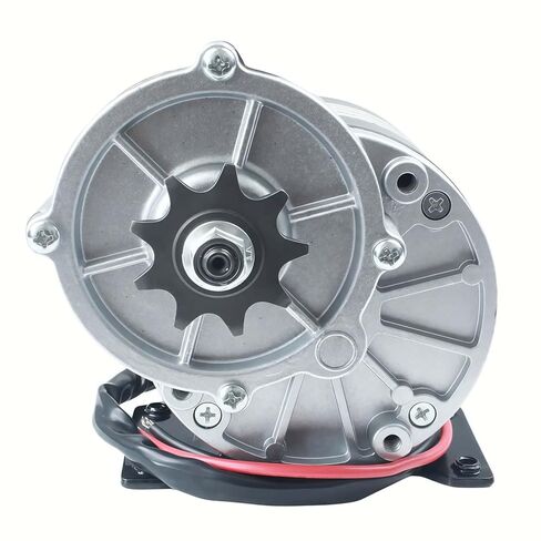 24V 350W Gear Reduction Electric Motor with 9 Tooth Sprockets for Small Electric Vehicles, Mopeds, Mini Bikes, E Scooter, Wheelchairs, Massagers and Mowers (24V 350W) in Saudi Arabia