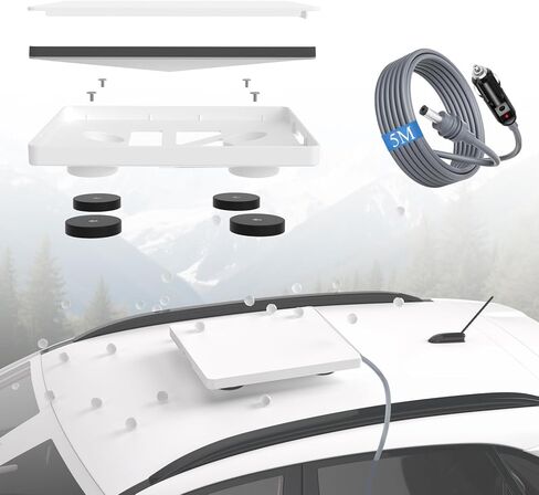 for Starlink Mini Magnetic Mount, Protective Cover & 5m Car Charger in Saudi Arabia