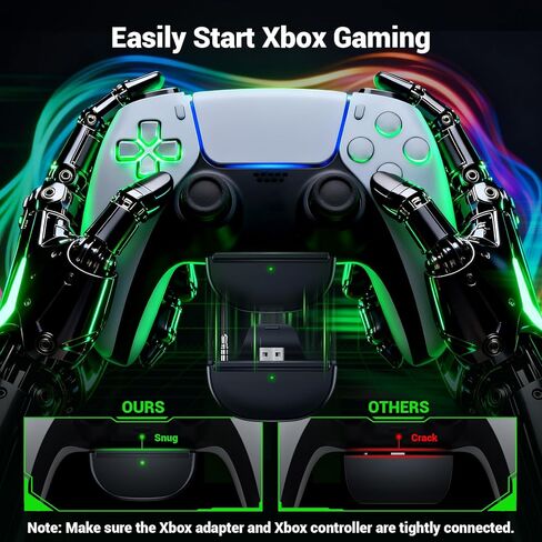 Wireless Gaming Headset for Xbox Series X|S, Xbox One, PC, PS5, PS4, Mac, Switch, 2.4 GHz Wireless & Bluetooth 5.4 Gaming Headphones with Noise Canceling Microphone, 50Hr Battery, 50mm Drivers-White in Saudi Arabia