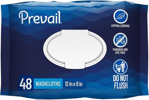 Prevail Proven - Wipes - Soft Pack Adult Washcloths - 12"x 8" - 576 Count in Saudi Arabia