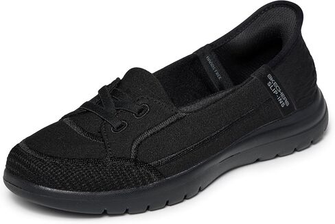 حذاء Skechers للسيدات بدون استخدام اليدين: حذاء مسطح مرن أثناء التنقل in Kuwait