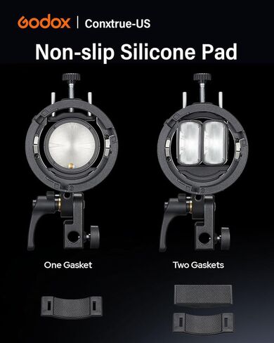 دعامة Godox S3 Speedlite لتركيب Bowens، إصدار 2025 من النوع S2 S-Type، حامل فلاش أصغر وأخف وزنًا للعاكس، والأنف، والمظلة، وصندوق Softbox in Kuwait