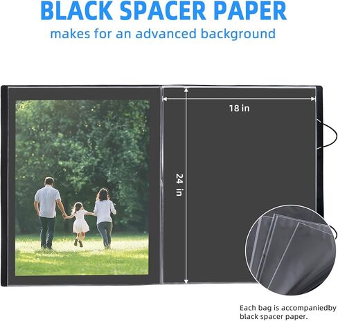 Large 18"x24" Art Portfolio Heavy Duty Binder with Plastic Sleeves, Portfolio Folder with Protectors, Bring a Portable Handle 500-Pieces Puzzle Storage Book and Poster Binder in Kuwait