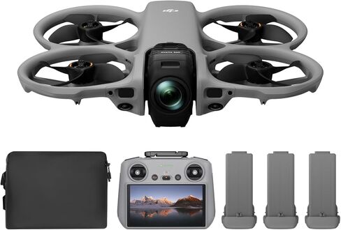 DJI Avata 360 Fly More Combo (RC 2)، طائرة بدون طيار 360 درجة مع تصوير 1 بوصة 8K 360 درجة لتصوير FPV والتصوير الجوي، كاميرا بدون طيار 360 درجة مع واقي المروحة. يتضمن RC 2 للتحكم الدقيق وثلاث بطاريات in Kuwait