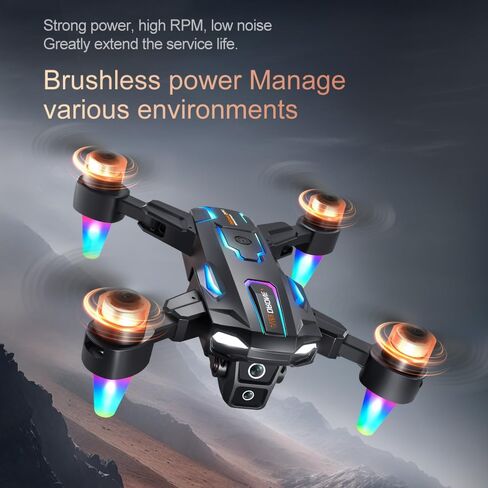 Drone with Screen Controller for Kids & Beginners, Easy to Fly Toy Drone with Camera, Altitude Hold, One Key Takeoff, Foldable RC Drone Gift for Boys Girls in Saudi Arabia