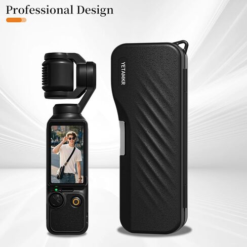 حقيبة تخزين صلبة متوافقة مع DJI Osmo Pocket 4/3 & Xtra Muse، غلاف حماية ممتاز مع 3 فتحات مرشح CPL/ND مغناطيسية، فتحتان لبطاقة الذاكرة، حقيبة محمولة مع حزام معصم وحبل قصير in Kuwait