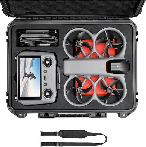 حقيبة حمل صلبة FPVtosky لجهاز DJI Avata 360، متوافقة مع جهاز التحكم عن بعد RC 2، ملحقات وسادة الهبوط بدون طيار [الجراب فقط] in Kuwait