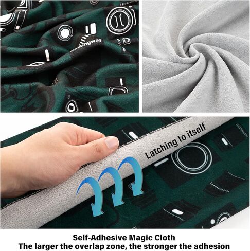 3pcs Camera wrap, Protective Wrap, Magic Self-Adhesive Cloth, Anti-scratch Lens Camera Wrap, Folding, Washable, Lens pouches, Soft cloth with a sticky for camera in Kuwait