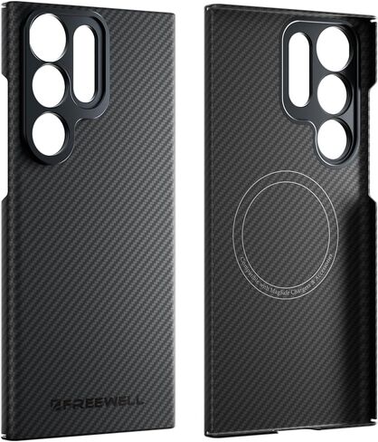 FREEWELL Pro Filmmaker Case for Samsung S26 Ultra – Magnetic Filter & 17mm Lens Mount, Kevlar Armor 5× Stronger Than Steel Black in Kuwait