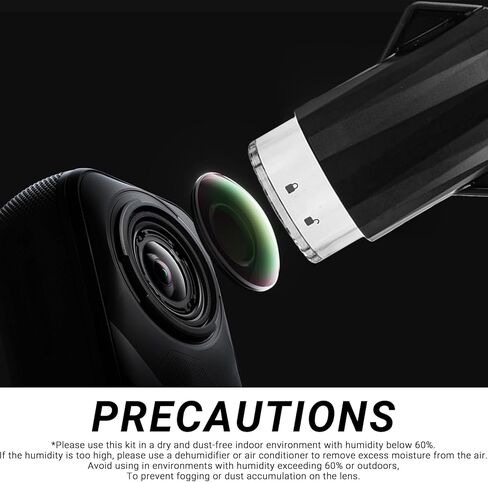 مجموعة ملحقات كاملة للعدسات البديلة Insta 360 X5، مع 2 × عدسات قابلة للاستبدال لـ Insta360 X5، بالإضافة إلى أدوات لاستبدال وتنظيف العدسات in Kuwait