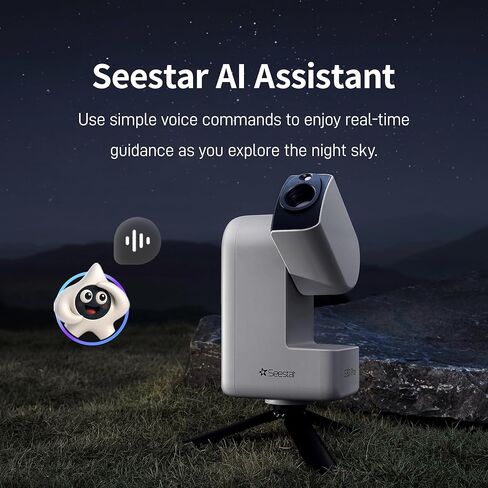 ZWO Seestar S30 Pro تلسكوب ذكي، تلسكوب تصوير فلكي بكاميرا مزدوجة 4K مع تتبع تلقائي وGoTo، التحكم في التطبيق، التقاط ومعالجة بنقرة واحدة لدرب التبانة والسماء العميقة والتصوير واسع النطاق in Kuwait