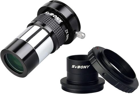 SVBONY SV137 2X Barlow Lens Bundle with Telescope Photo Adapter in Kuwait
