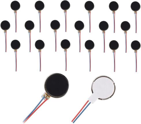 Small Vibration Motors 20PCS 10x3mm DC 3V Micro Mini Tiny Flat Coin Button-Type Vibrating Motors for Mobile Cell Phone Pager Tablet Household Appliances in Kuwait