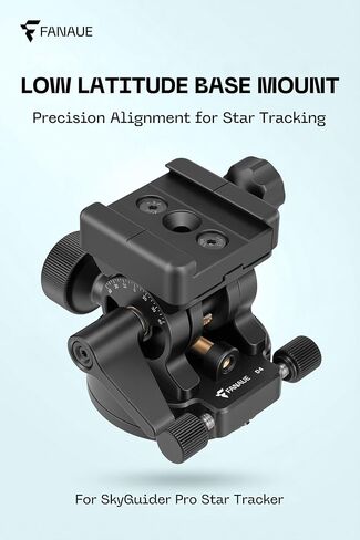 FANAUE SkyGuider Pro Base Mount for Star Tracker – Low Latitude Version, Precision CNC Aluminum Base, Stable Polar Alignment Platform for Astrophotography & Star Tracking in Kuwait