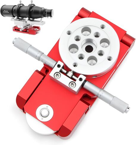 Astromania Deluxe Finderscope دليل نطاق جبل، تلسكوب معدني أحمر جبل بسرعة دليل نطاق دليل على التلسكوبات الفلكية، ملحقات التلسكوب لمحاذاة دقيقة من المنظار in Kuwait