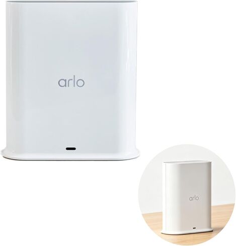 محطة قاعدة Arlo Pro SmartHub - تربط الكاميرات بشبكة Wi-Fi - تعمل مع Ultra 2، Ultra، Pro 5S 2K، Pro 4، Pro 3، Pro 2، الكاميرات الأساسية - ضمان 90 يومًا + اشتراك مجاني لمدة 30 يومًا (تجديد معتمد) in Kuwait