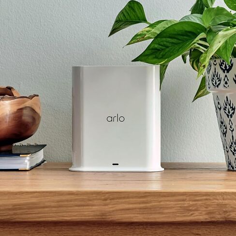 محطة قاعدة Arlo Pro SmartHub - تربط الكاميرات بشبكة Wi-Fi - تعمل مع Ultra 2، Ultra، Pro 5S 2K، Pro 4، Pro 3، Pro 2، الكاميرات الأساسية - ضمان 90 يومًا + اشتراك مجاني لمدة 30 يومًا (تجديد معتمد) in Kuwait