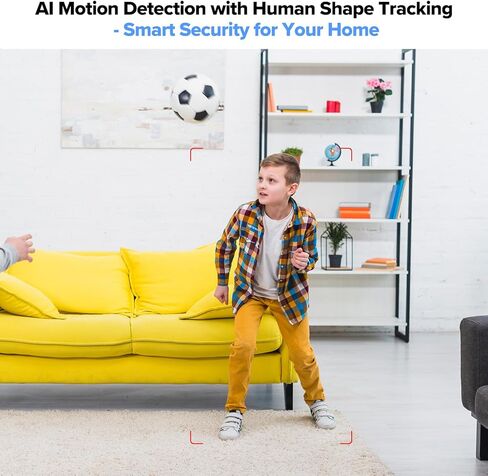 كاميرا مراقبة HiSpyCam Full HD 1080p WiFi - كاميرا مربية لاسلكية - رؤية ليلية للاستخدام الداخلي/الخارجي - تخزين محلي/سحابي in Kuwait