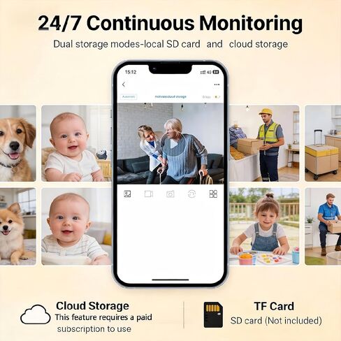 كاميرا مخفية، كاميرا تجسس، كاميرا صغيرة للأمان بدقة 4K، تخزين بطاقة SD والتحكم في التطبيقات، مراقبة مع حامل مغناطيسي، كشف الحركة بالذكاء الاصطناعي، رؤية ليلية تلقائية، كاميرات داخلية مدمجة للمنزل in Kuwait