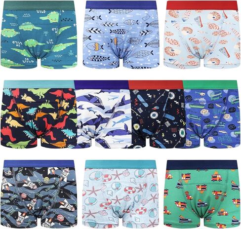 MOEMOE BABY Potty Training Underwear, Cotton Toddler Boxer Brief Training Pants 2T–6T for Boys in Kuwait
