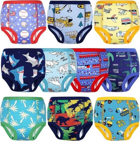 MooMoo Baby Cotton Training Underwear 10 Packs Absorbent Potty Training Pants for Girls and Boys 3T in Kuwait