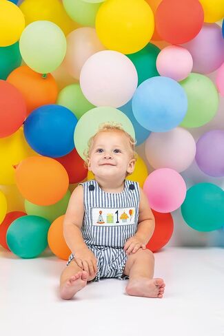 Mud Pie Baby Boy "One" First Birthday Smocked Jon Jon, 12-18 Months in Kuwait