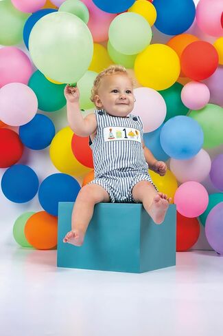 Mud Pie Baby Boy "One" First Birthday Smocked Jon Jon, 12-18 Months in Kuwait