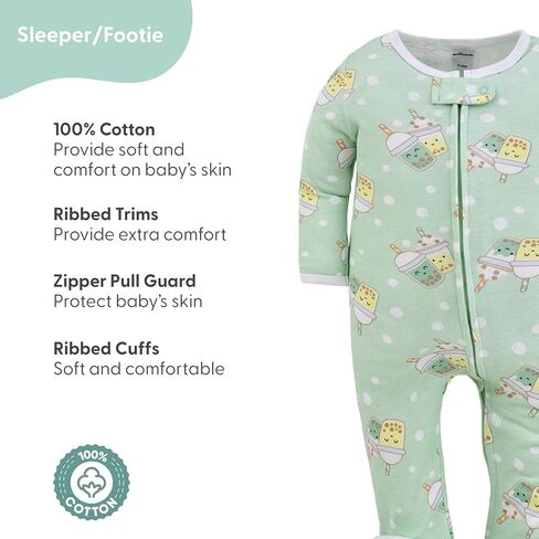 The Peanutshell 23-Piece Gender Neutral Baby Clothing Set, 100% Cotton, Newborn Essentials Must Haves, Cu-Tea in Kuwait