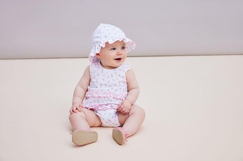 Kissy Kissy Baby Girls 100% Pima Cotton Garden Roses Print Ruffle Bubble, Newborn to 18 Months in Kuwait
