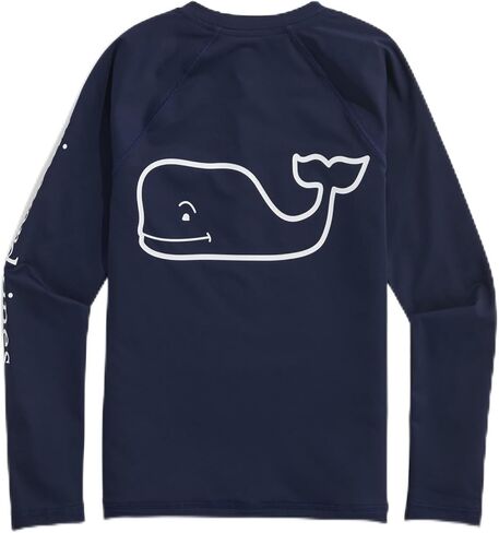 Vineyard Vines Unisex Adult Kids' Raglan Rashguard in Kuwait