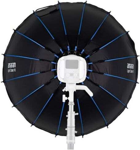Amaran Light Dome 90 ، 3ft (90cm) Bowens Bowens Mountbox الكبير مع تصميم سريع للإفراج ، ومعدل الضوء الطبيعي ذو 16 جانبًا للقطات الجماعية ، والمقابلات ، وإعدادات الاستوديو ، متوافقة مع أضواء Amaran in Saudi Arabia