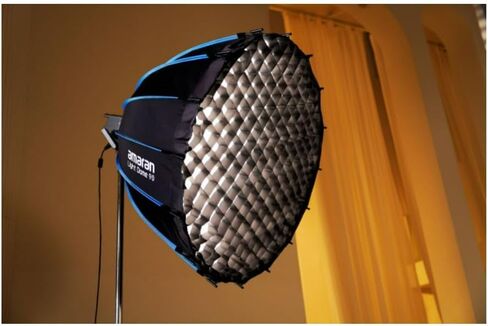 Amaran Light Dome 90 ، 3ft (90cm) Bowens Bowens Mountbox الكبير مع تصميم سريع للإفراج ، ومعدل الضوء الطبيعي ذو 16 جانبًا للقطات الجماعية ، والمقابلات ، وإعدادات الاستوديو ، متوافقة مع أضواء Amaran in Saudi Arabia