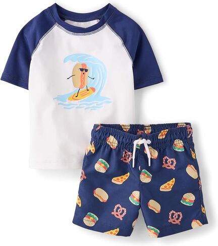 The Children's Place للأطفال الأولاد والبنات بأكمام قصيرة من Rashguard وقيعان in Kuwait