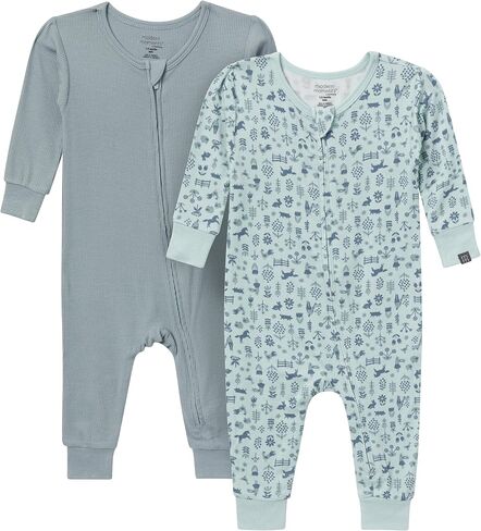 Modern Moments by Gerber Baby Viscose 2-pack Footless Tight Fitting Pajamas in Kuwait