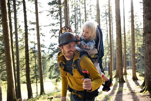 حقيبة ظهر Deuter Kid Comfort Pro لحمل الأطفال للسفر والمشي لمسافات طويلة مع الأطفال الصغار - منتصف الليل in Kuwait