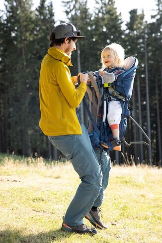 حقيبة ظهر Deuter Kid Comfort Pro لحمل الأطفال للسفر والمشي لمسافات طويلة مع الأطفال الصغار - منتصف الليل in Kuwait