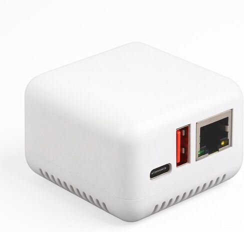 خادم طباعة شبكة USB 2.0، خادم مشاركة طباعة LAN، مصدر طاقة من النوع C لنظام Android لنظام Linux 3.4 100240V (قابس أمريكي) in Kuwait