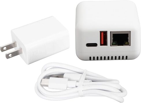 خادم طباعة شبكة USB 2.0، خادم مشاركة طباعة LAN، مصدر طاقة من النوع C لنظام Android لنظام Linux 3.4 100240V (قابس أمريكي) in Kuwait