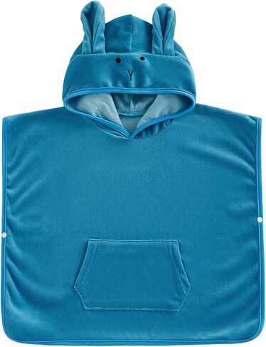 Multitrust Toddler Baby Girl Boy Terry Beach Swimsuit Cover Up Ears Hooded Pool Bath Poncho Cloak Bathing Suit Cover-Up in Saudi Arabia