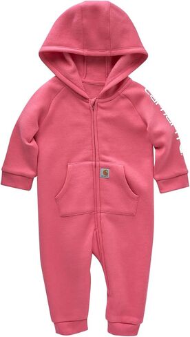 Carhartt Kid's CM9732 Long-Sleeve Fleece Zip-Front Hooded Coverall - Girls in Saudi Arabia