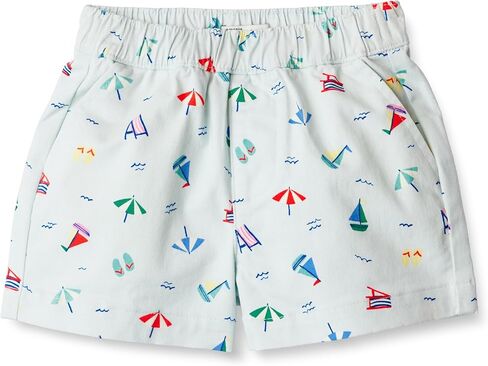 Amazon Essentials x Sofia Grainge Unisex Babies, Toddlers and Kids' Pull-on Cotton Twill Shorts in Kuwait