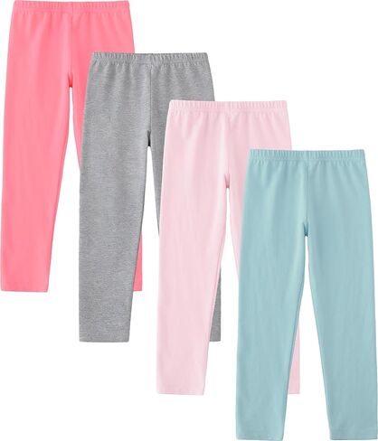 Toddler Girls Leggings, 4-Pack Pants for 2-6 Years in Kuwait