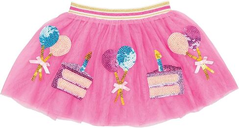 Mud Pie Toddler Girl Birthday Sequin Icon Tutu in Kuwait