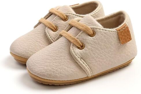 Baby Boys Sneakers PU Leather Soft Rubber Sole Infant Moccasins Anti-Slip Toddler First Walking Shoes Newborn Oxford Loafers in Saudi Arabia