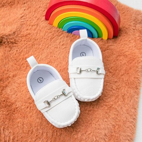 Baby Boys Girls Loafers Soft Sole Toddler Moccasins Sneakers Infant Non-Slip First Walking Crib Dress Shoes in Kuwait