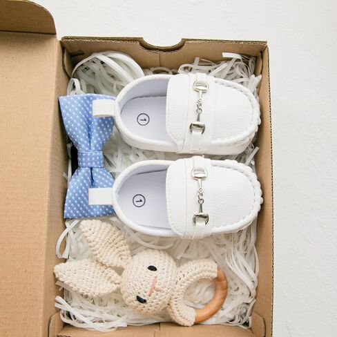 Baby Boys Girls Loafers Soft Sole Toddler Moccasins Sneakers Infant Non-Slip First Walking Crib Dress Shoes in Kuwait